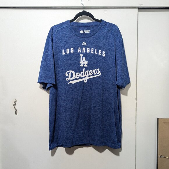 Majestic Other - Majestic Los Angeles DODGERS Blue EVOLUTION Cool Base Short Sleeve Tee